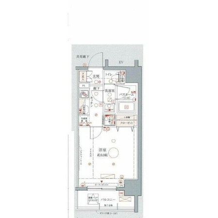 クレヴィスタ南千住の物件間取画像